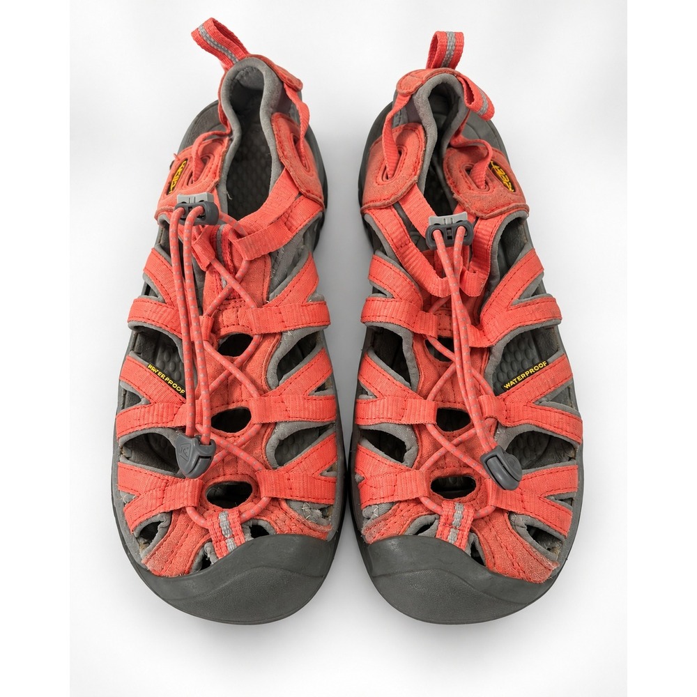 KEEN Women's Coral Gray Closed Toe Sport Sandals Size 7.5 EU 38